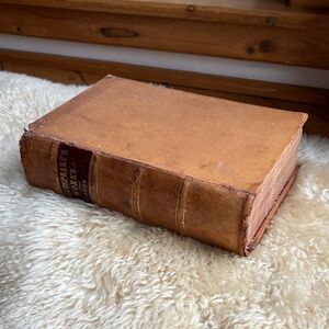 1892 Shakespeare’s Works Leather Bound Book